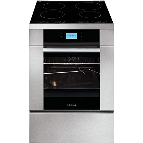 Cuisini&egrave;re avec plaque induction et four &agrave; chaleur tournante De Dietrich DCI1594X